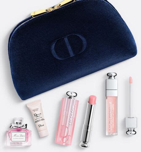 dior lip glow pouch gift|Dior perfume gift set.